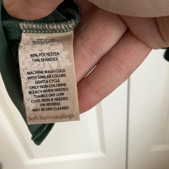 Soft Surroundings Velvet Ruffle Neck - Picture 6 of 6